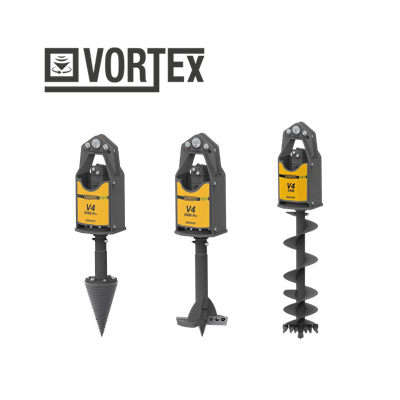 VORTEXユーティリティ油圧オーガー